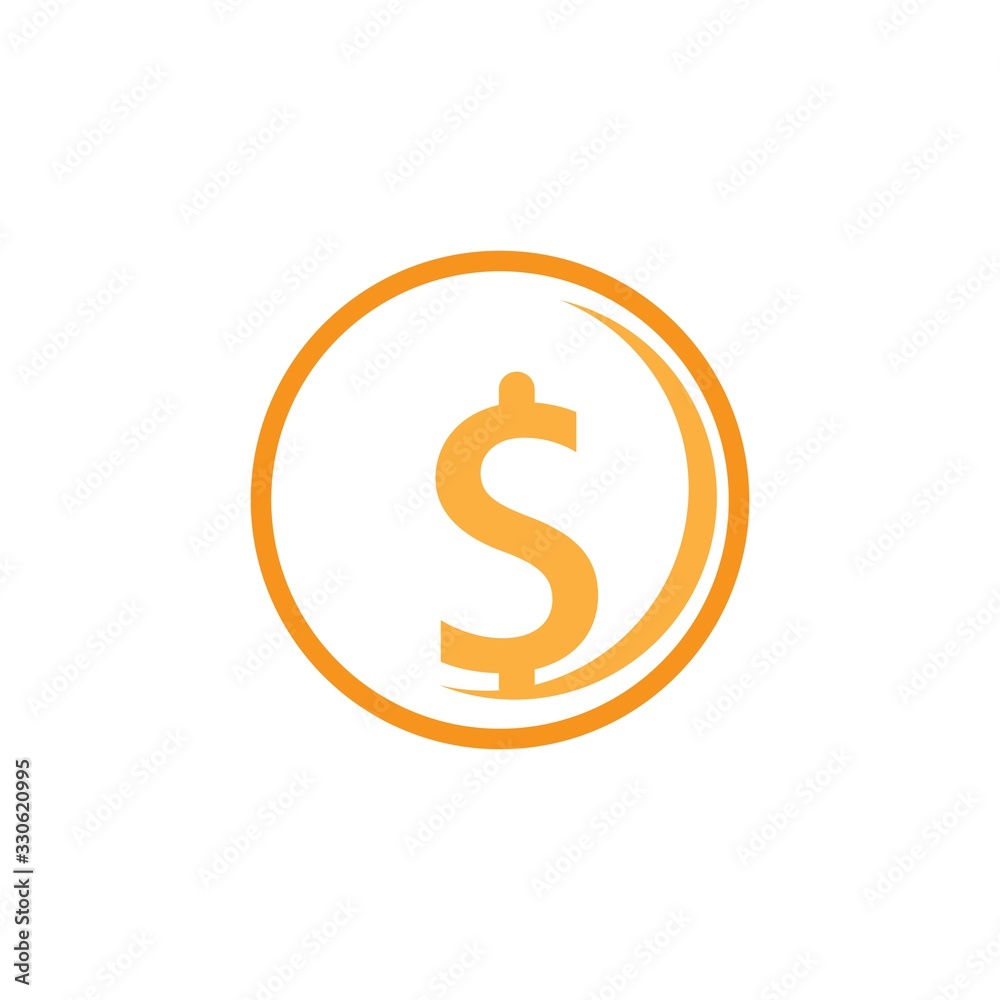 money changer illustration logo vector design money changer illustration logo vector design