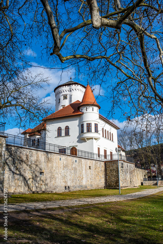 Canvas Print Medieval castle Budatin near Zilina, Slovakia, Europe.