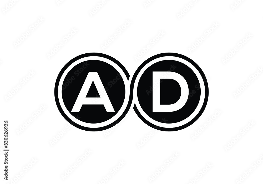 A D Initial Letter Logo design vector template, Graphic Alphabet Symbol for Corporate Business Identity A D Initial Letter Logo design vector template, Graphic Alphabet Symbol for Corporate Business Identity