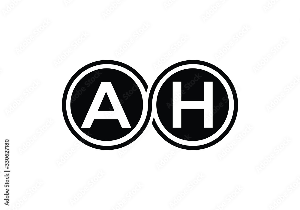 A H Initial Letter Logo design vector template, Graphic Alphabet Symbol for Corporate Business Identity A H Initial Letter Logo design vector template, Graphic Alphabet Symbol for Corporate Business Identity