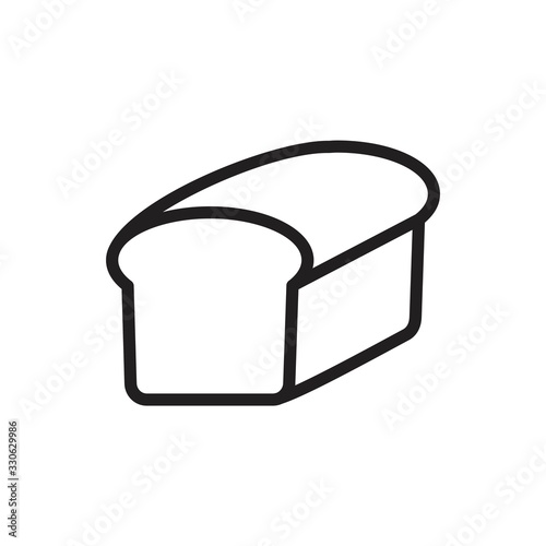 Bread Icon template black color editable. Bread Icon symbol Flat vector illustration for graphic and web design.