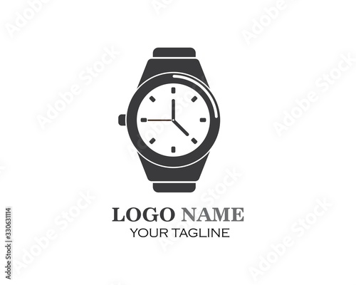 wristwatch icon vector template design