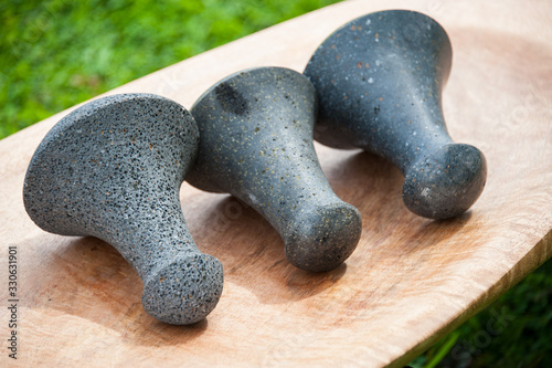 Poi Pounder, Pohaku, lava rock, tools to make poi, taro