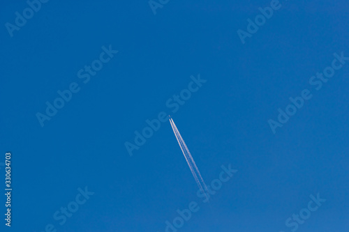 Obraz na płótnie sky airplane w salonie