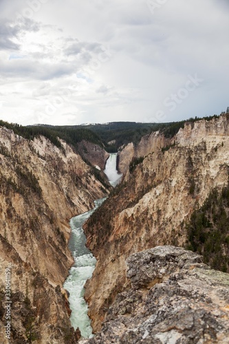Lower Falls in the Grand Canyon of the Yellowstone © tamifreed