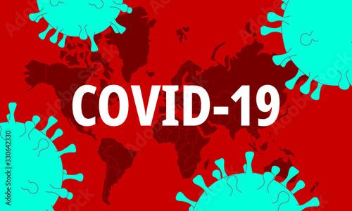 The global virus epidemic is illustrated.