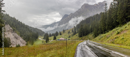highway through mountains