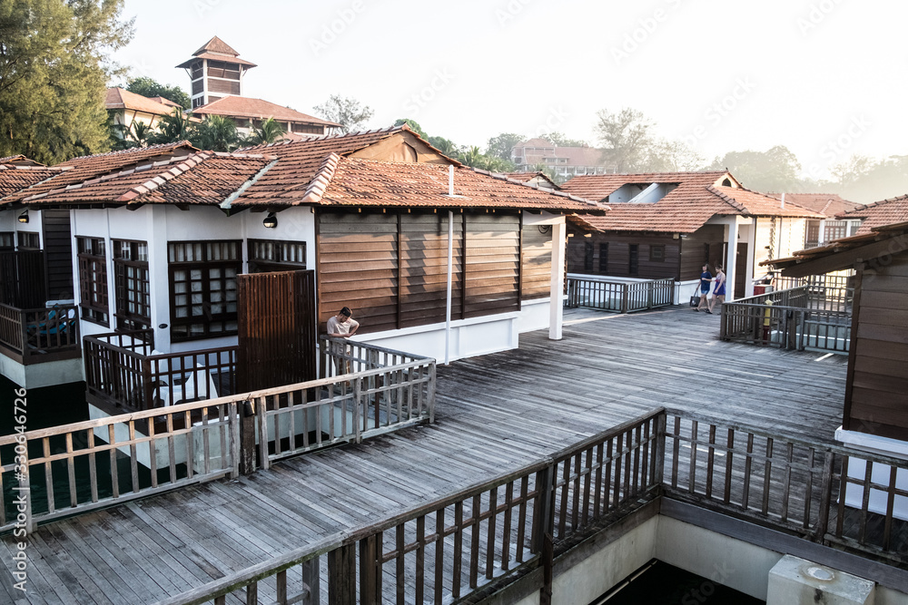 A beautiful chalet in Port Dickson, Malaysia.
