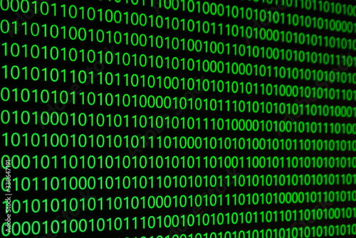 background with binary code