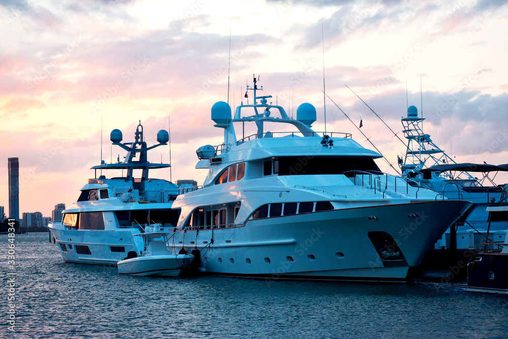 Boats on the Miami Water