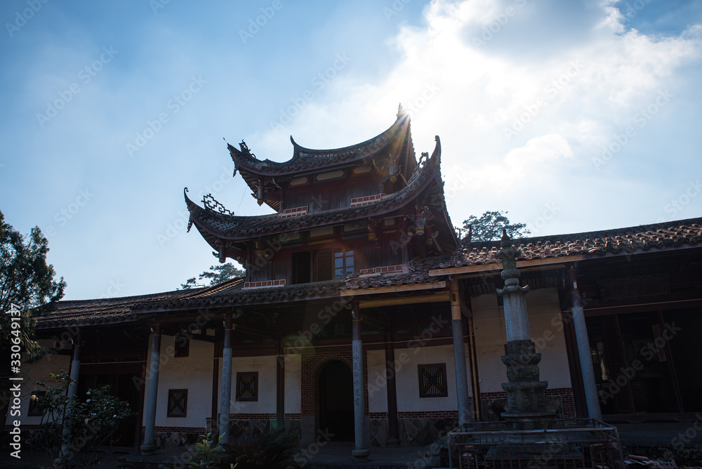 Ancient and artistic Chinese temples