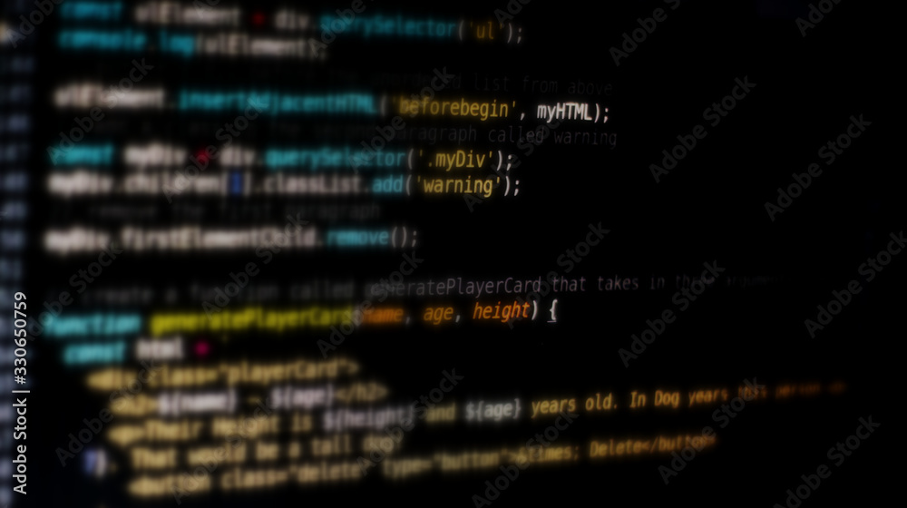 Programming code abstract technology background written by myself ...