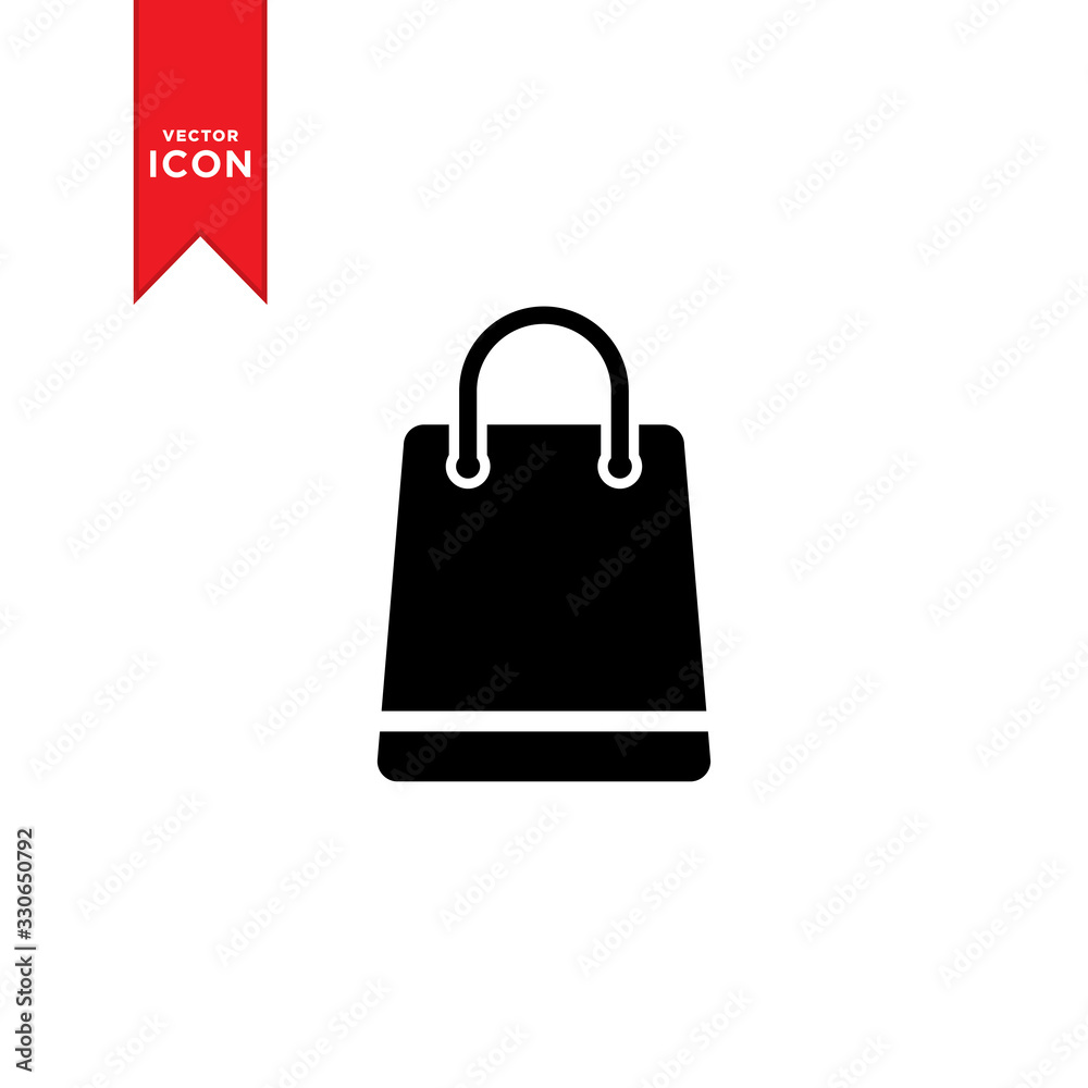 Shopping bag icon vector. Simple design on trendy icon. Shopping bag icon vector. Simple design on trendy icon.