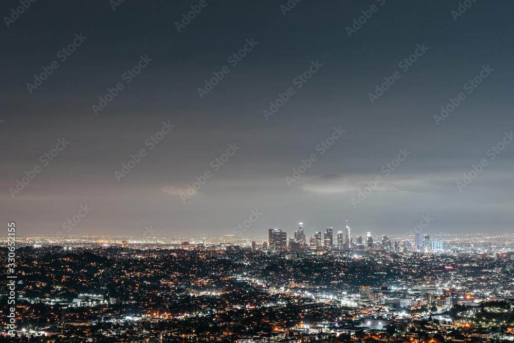 Los Angeles Nightscape Off Center