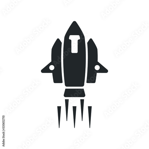 Rocket, spaceship icon