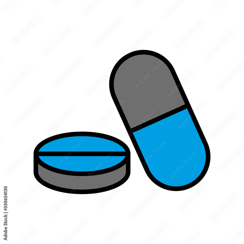 pills and capsule icon pills and capsule icon