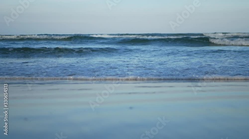 Small waves on the beach