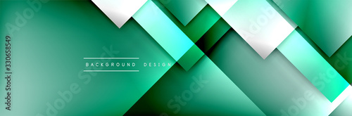 Square shapes composition geometric abstract background. 3D shadow effects and fluid gradients. Modern overlapping forms
