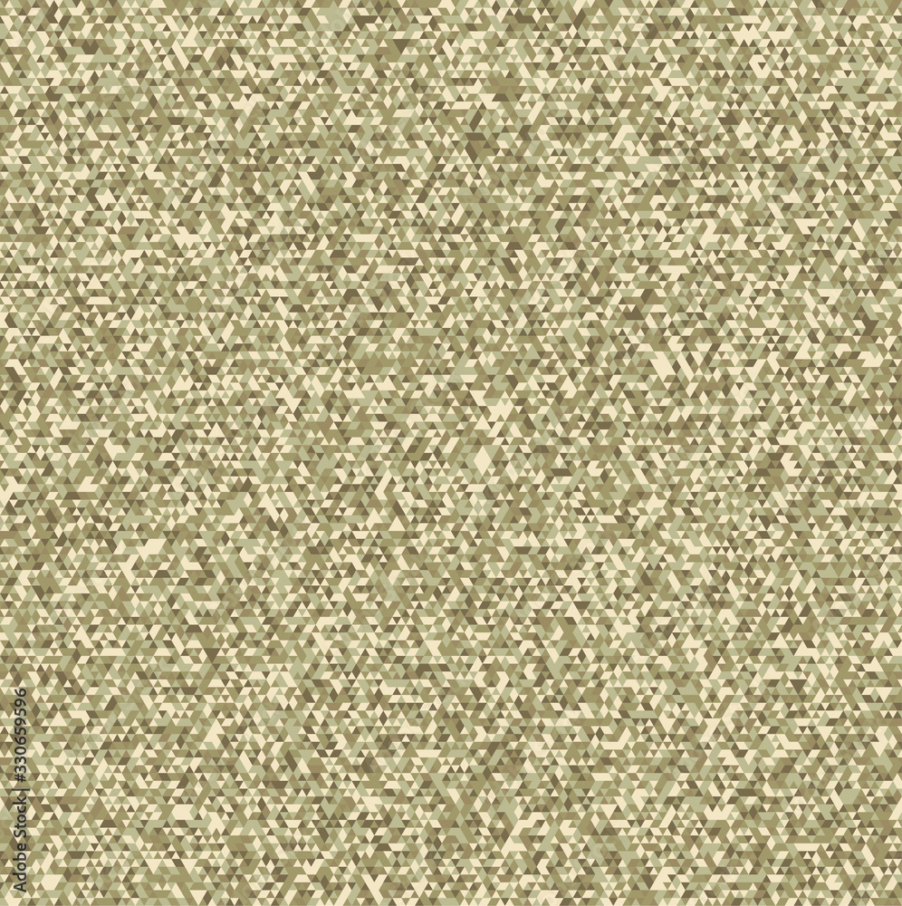 Fototapeta premium Military seamless camouflage pattern. Background is made up of randomly painted triangles. EPS10 vector file