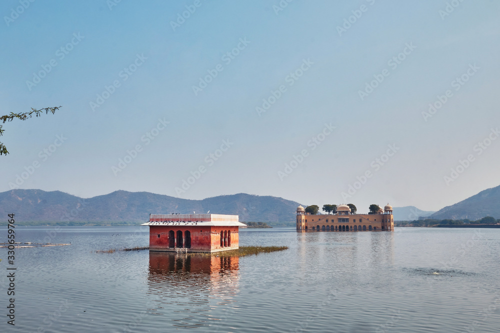 Indian castle on the lake Indian castle on the lake