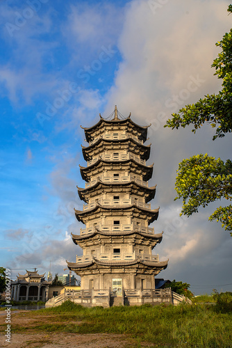 Ancient Chinese traditional temples with history
