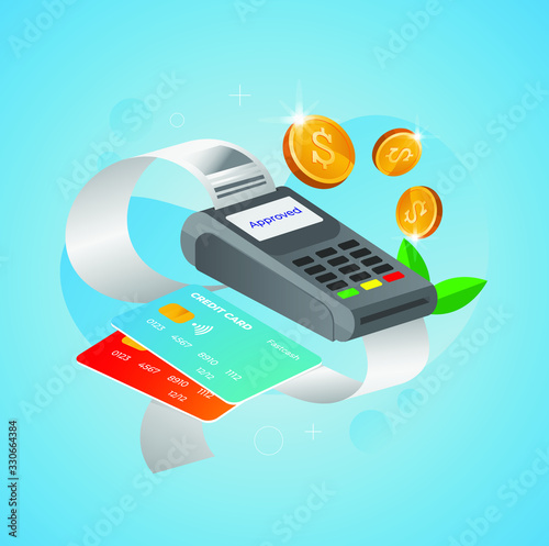 Credit card with coin