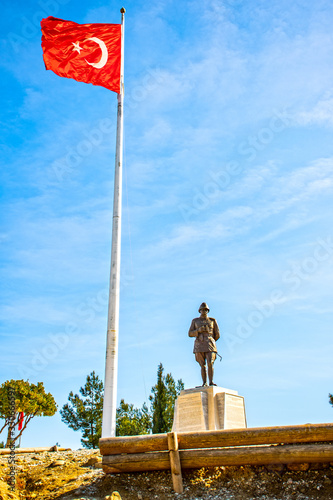 The fighting that lasted until April 6, 1915 with the Ariburnu Landing on April 25, 1915, is the front part of the Battle of Canakkale. war position 