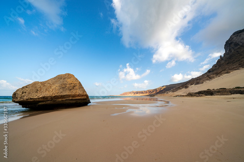 Arher Beach in Socotra World Heritage Site in Yemen photo