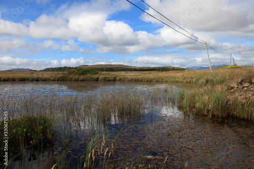 Connemara  Ireland   - July 20  2016  Connemara coast landscape  Co. Galway  Ireland