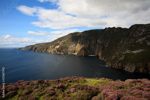 Donegal (Ireland), - July 25, 2016: Slieve League cliffs, Co. Donegal, Ireland