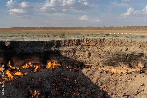 Darvaza Gas Crater photo