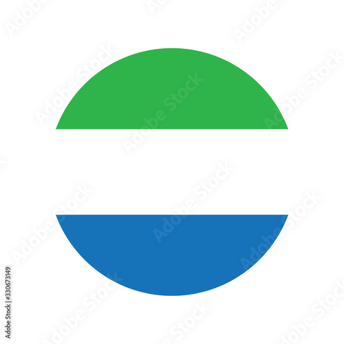 Sierra Leone flag in round button of icon. flag logo of Sierra Leone emblem isolated on white background, Sierra Leone national concept sign, Vector illustration. Free Download Sierra Leone flag in round button of icon. flag logo of Sierra Leone emblem isolated on white background, Sierra Leone national concept sign, Vector illustration. - GFXLoad