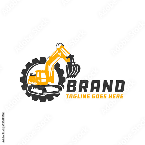 Excavator tool repair logo