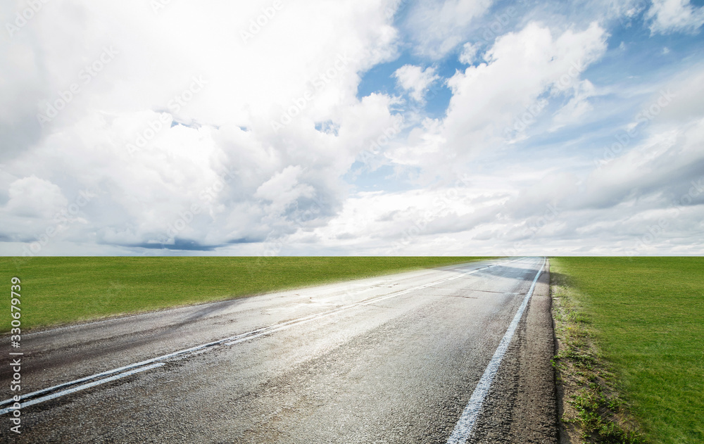 Clear highway road Clear highway road