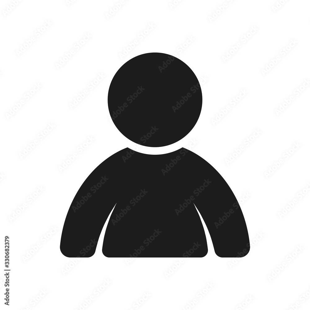Men's back color icon. Isolated vector illustration 3762744 Vector