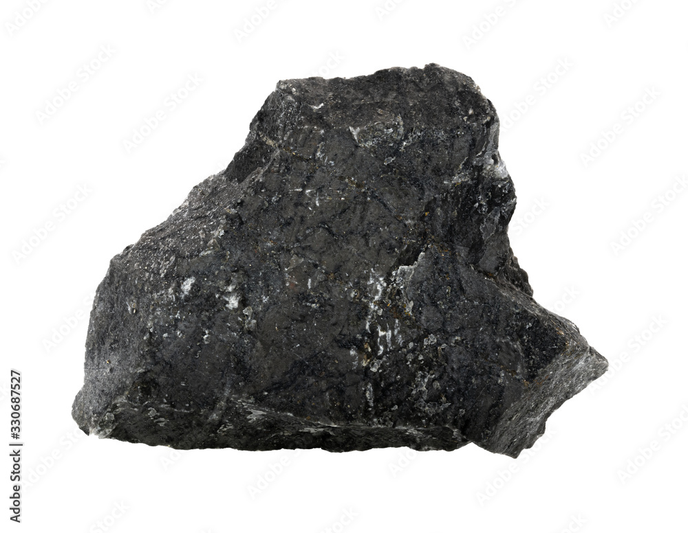 Fragment of granite isolated on white background, Clipping path. Fragment of granite isolated on white background, Clipping path.