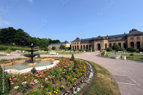 Gotha, Schlossgarten mit Orangerie