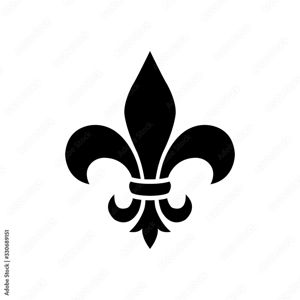 fleur de lis - ornament icon vector design template fleur de lis - ornament icon vector design template
