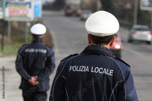 municipal police - local police - traffic police - traffic checks © Antonio Nardelli