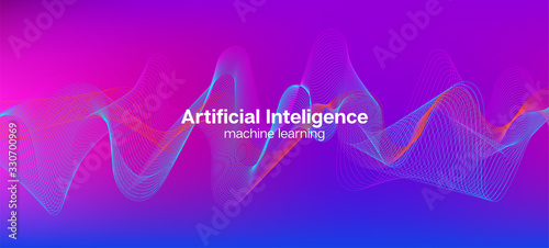 Falling Particles Distressed Purple Vector. Pink Blue Purple Futuristic 