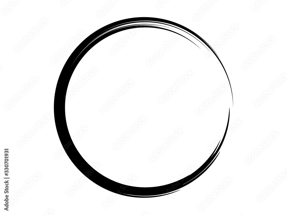 Grunge circle made of black paint.Grunge oval shape made for marking.Grunge black logo made of ink. Grunge circle made of black paint.Grunge oval shape made for marking.Grunge black logo made of ink.