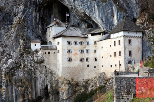 Predjama / Slovenia - December 8, 2017: The Castel Lueghi in Predjama village, Slovenia photo