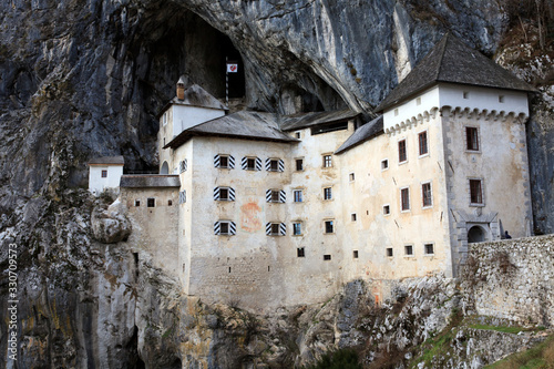 Predjama / Slovenia - December 8, 2017: The Castel Lueghi in Predjama village, Slovenia photo