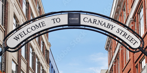 Carnaby Street Sign, London, United Kingdom