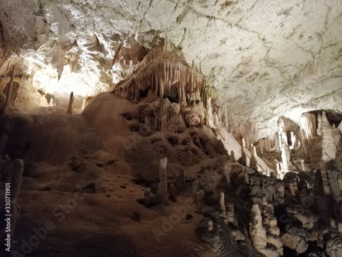 One of the most famous cave with beautiful formations in Postojna in Slovenia.