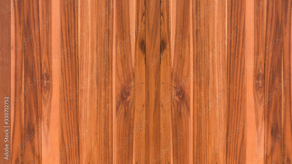 Fototapeta premium Table wood board background. Painted wood wall for interior design background.
