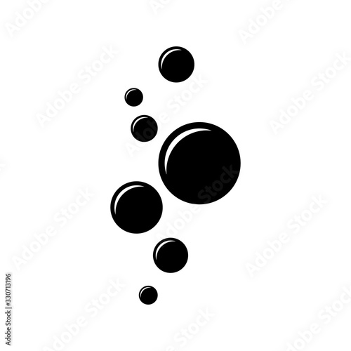 Bubbles icon symbol simple design