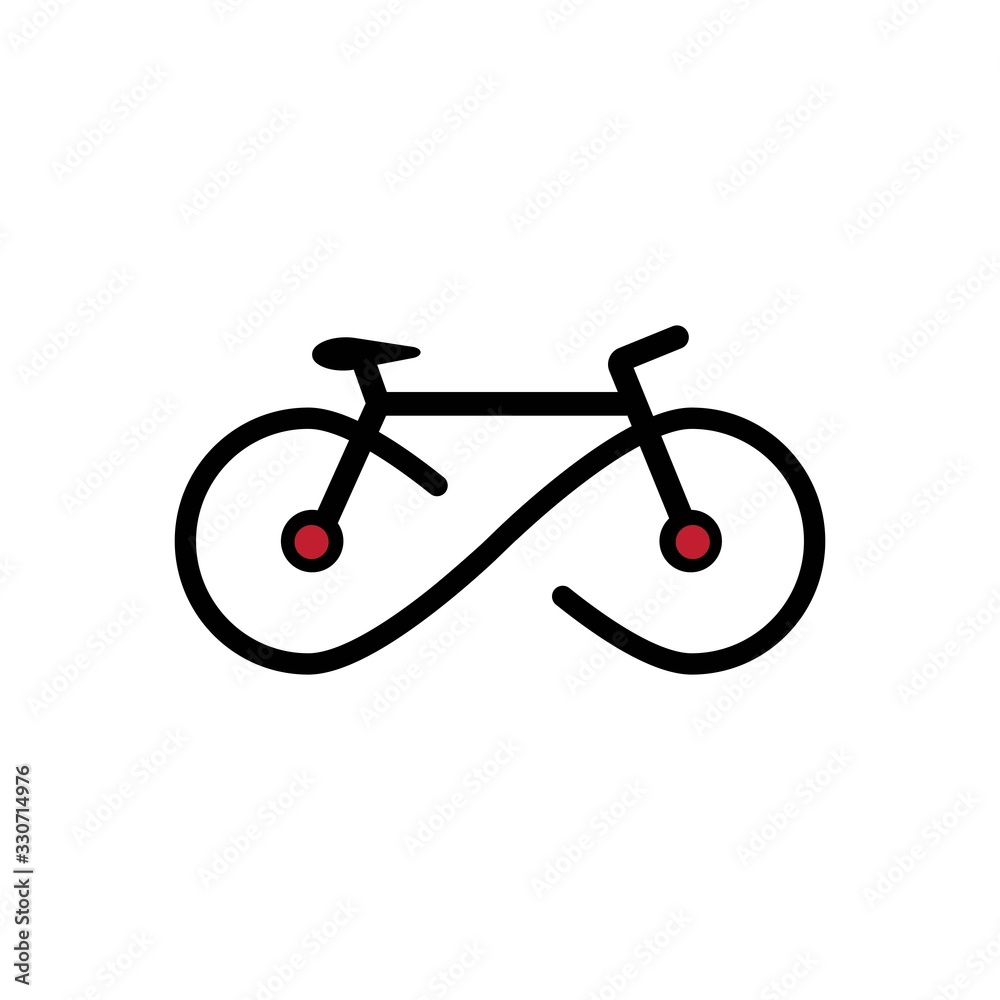 Bike icon logo Bike icon logo