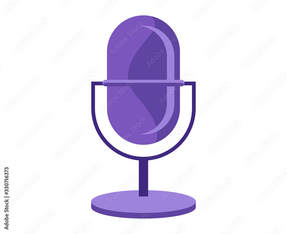 microphone icon isolated vector microphone icon isolated vector