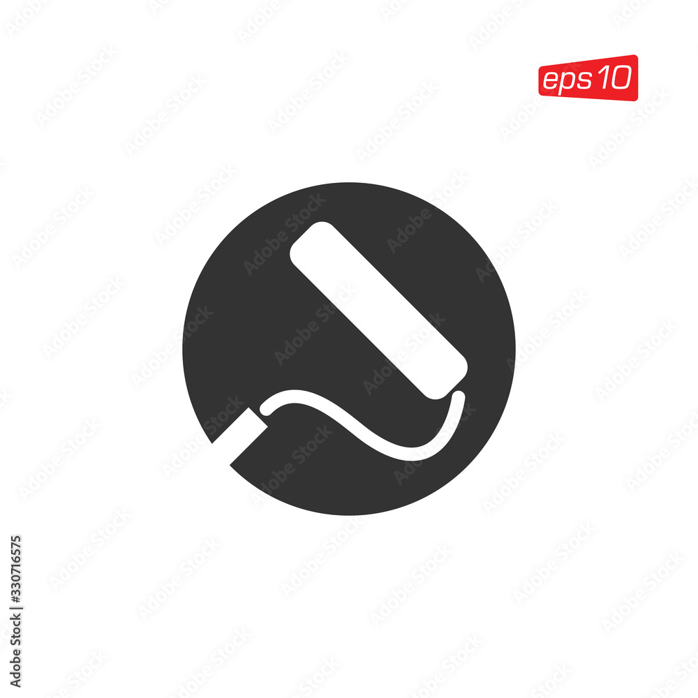 Paint Brush Icon Design Vector Paint Brush Icon Design Vector